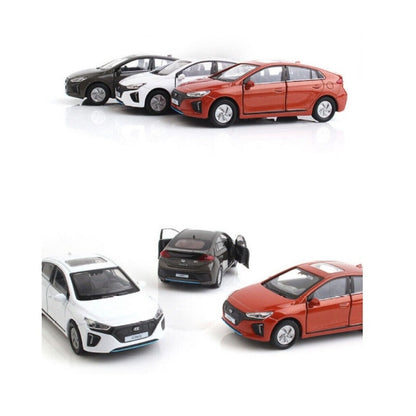 Hyundai Motors Ioniq AE Brown 1:38 Diecast Mini Car Metal Miniature Display Toy