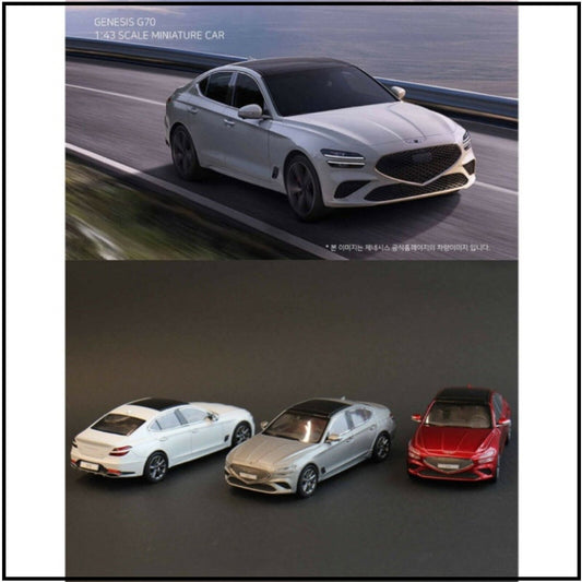 HYUNDAI * Genesis G70 * Miniature Diecast Model Car 1:43