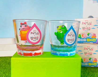 Squid Game Younghee Jinro Chamisul Soju Korean Drinking Game Toy Figure & 1 Cup