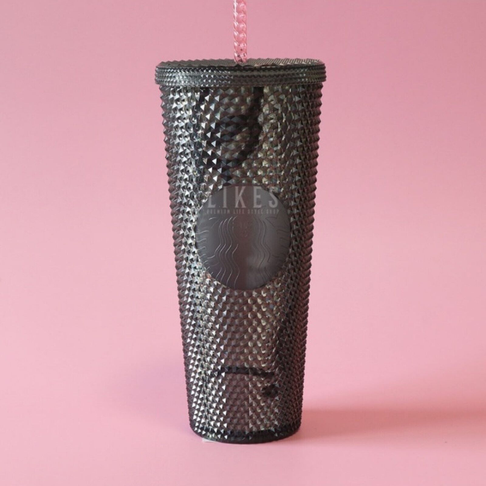 Starbucks Korea 2023 * Blackpink * black stud coldcup 710ml
