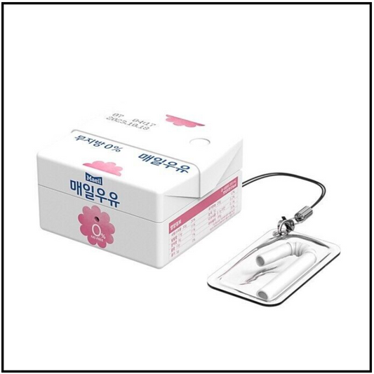 Samsung Galaxy Buds FE/2 Pro/2/Pro/Live Case MAEIL MILK Fat Free Edition Keyring