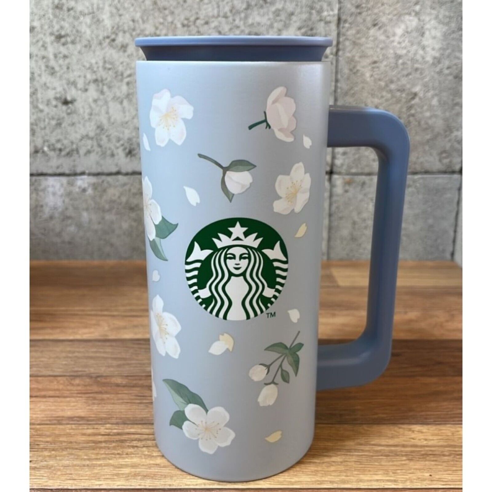 Starbucks Korea Tumbler Limited* SS 22 Cherry Blossom Blooming Newton Tumbler