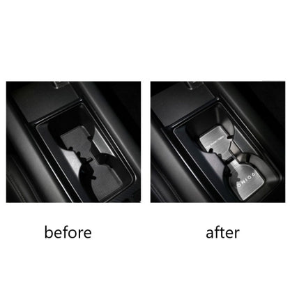 CUP HOLDER INSIDE CONSOLE PLATE METAL KITS For Hyundai IONIQ6 2022+ Accessories