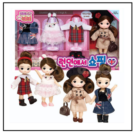 Little Mimi Shopping in London Mimi World What are you doing Girl Doll Role Play
