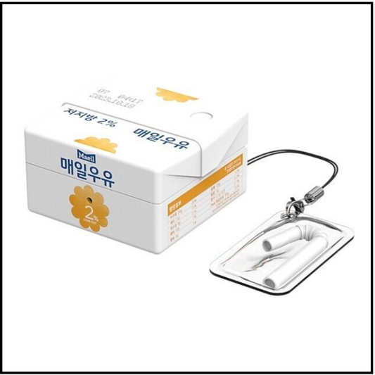Samsung Galaxy Buds FE/2 Pro/2/Pro/Live Case MAEIL MILK Low Fat Edition Keyring