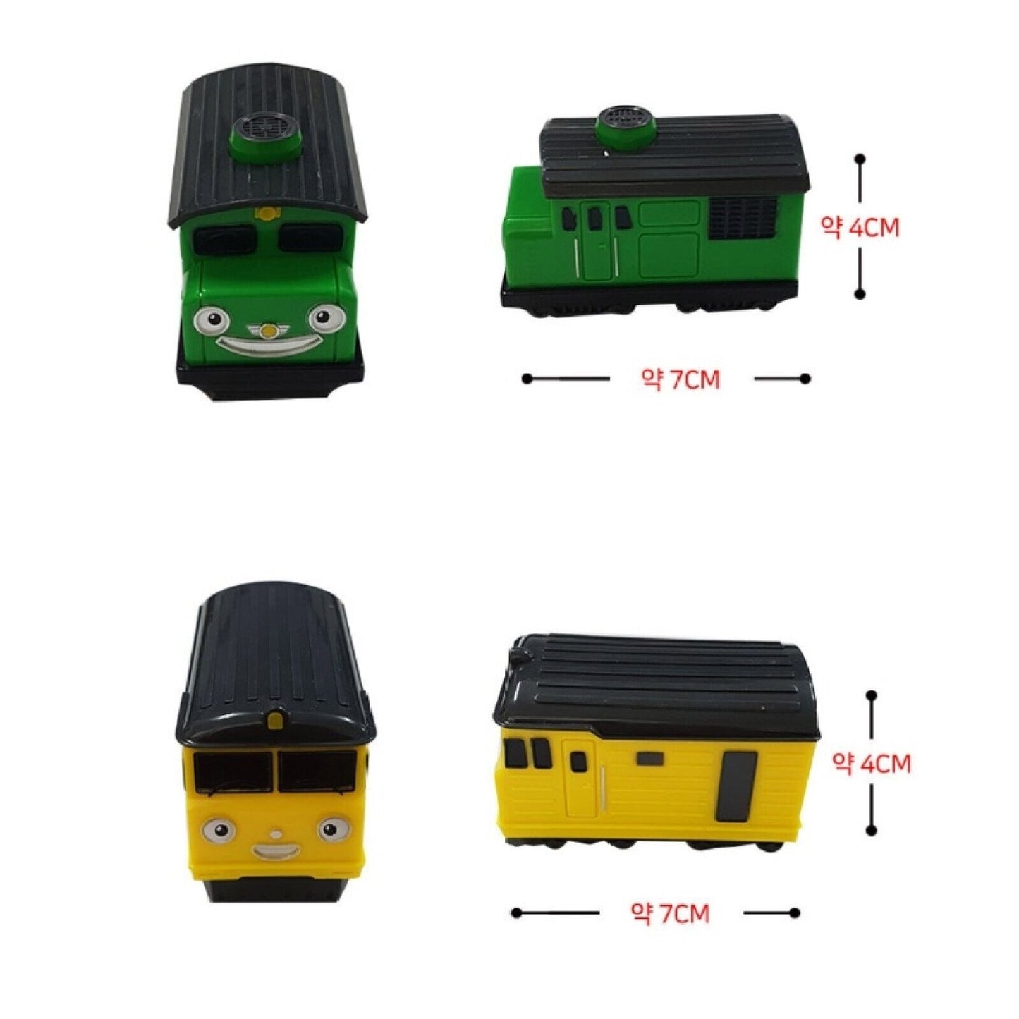 Titipo and Friends The Little Train Pull Back Mini Trains 5pcs Set