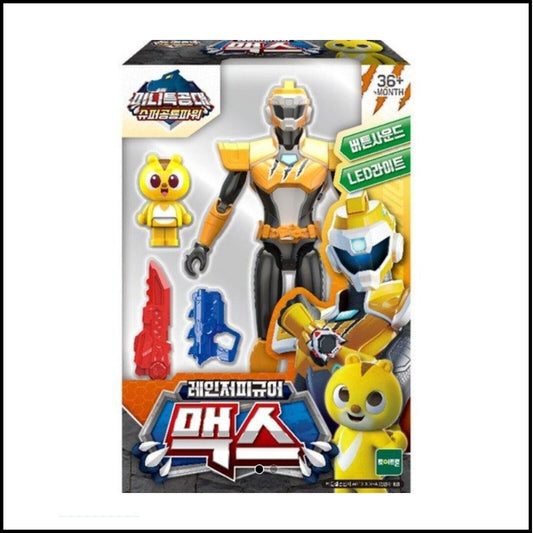 MINI FORCE Super Dino Power * Max * Button LED sound Action Ranger Figures Toy