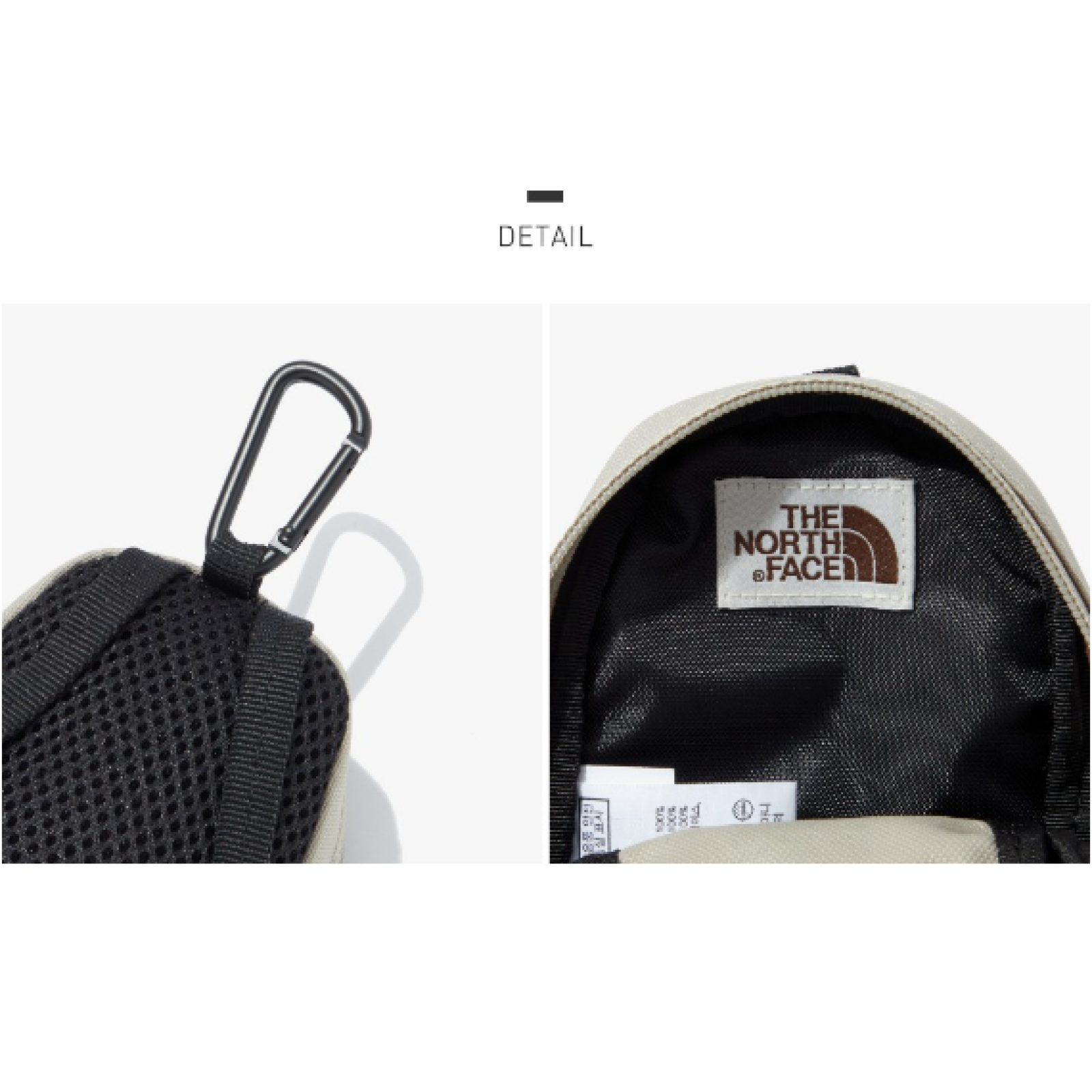 NEW THE NORTH FACE MINI SUPER PACK POUCH NN2PQ12M LIGHT_BEIGE