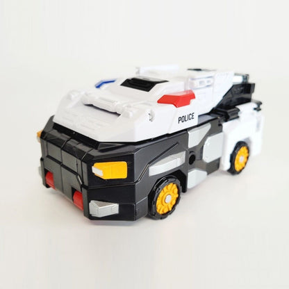Hello Carbot SUPPORTYBOOM Transformer Robot Police Car Action Figure Korean Toy
