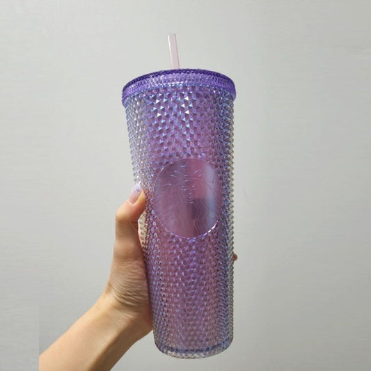 Starbucks 2022 Korea Limited * 22 Cherry Blossom Pink Beam Stud Cold Cup 710 ml