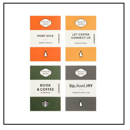 Starbucks Korea 2024 Autumn PenguinBooks Postcard Book