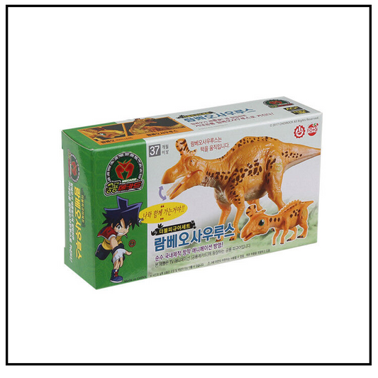 Dino Mecard Double Figure LAMBEOSAURUS LAMBEO RAMBEO Dinosaur Tinysaur Sonokong