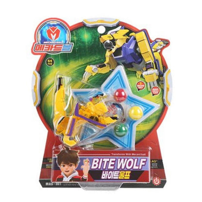 Mecard Ball 24 Types Turning Car Mecanimal Transformer Robot Kids Toy Animation