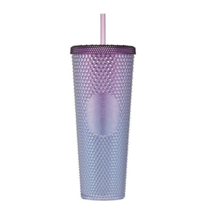 Starbucks 2022 Korea Limited * 22 Cherry Blossom Purple Beam Stud Cold Cup 710ml