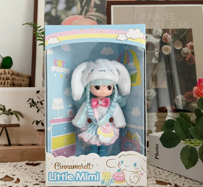[ 6 Character *] Sanrio Characters x Little Mimi 6 Styles Figure Doll Korean Toy