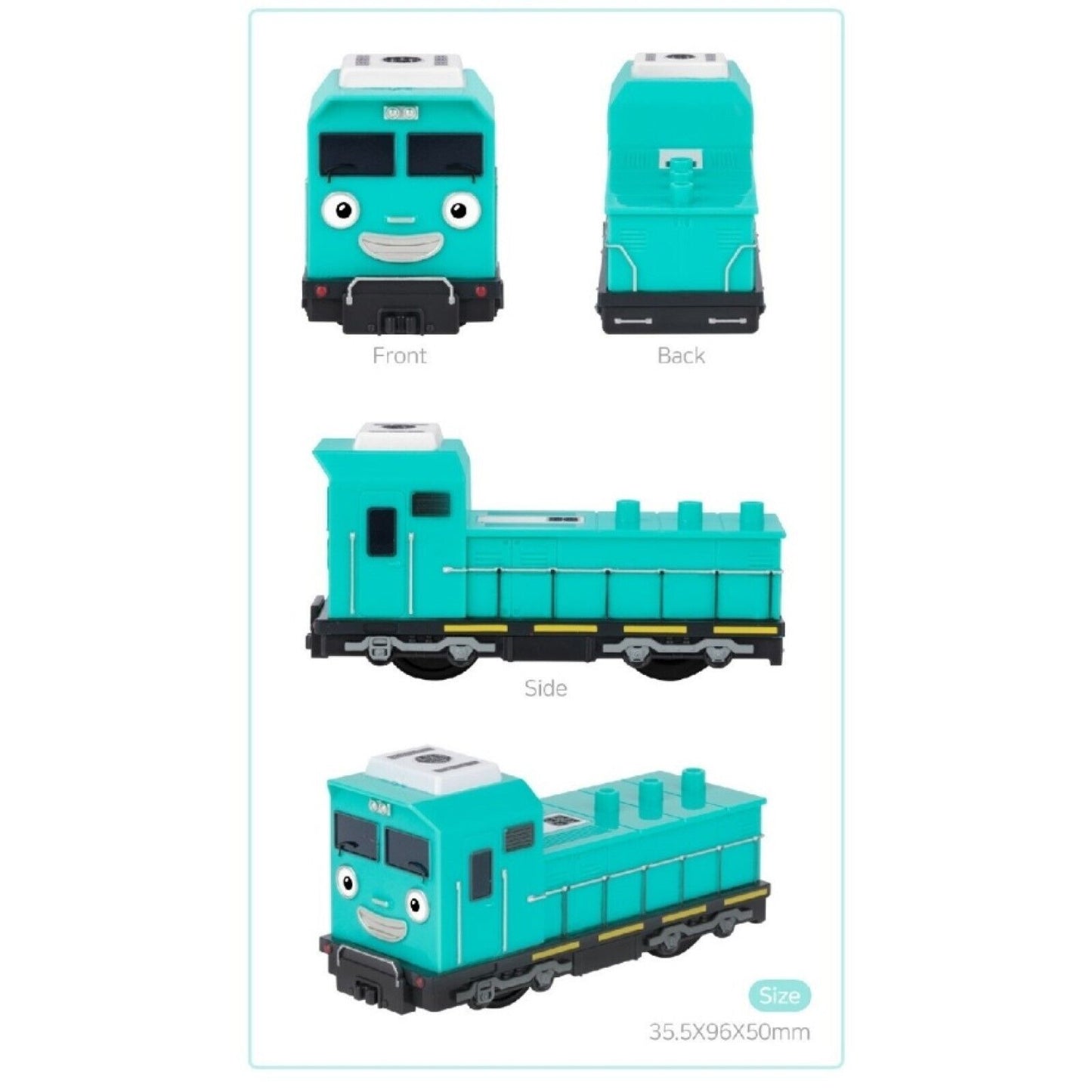 TITIPO and Friends 3 (Manny Setter Steam) Pullback Mini Train Toy Set 3
