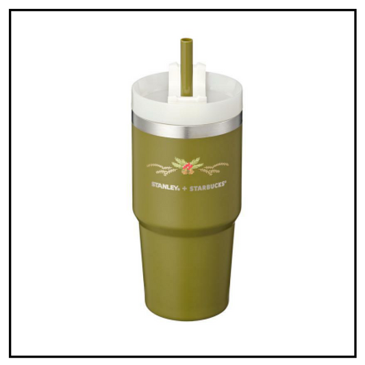 STARBUCKS KOREA 2023 * (c) SS Xmas classic quencher tumbler 591ml