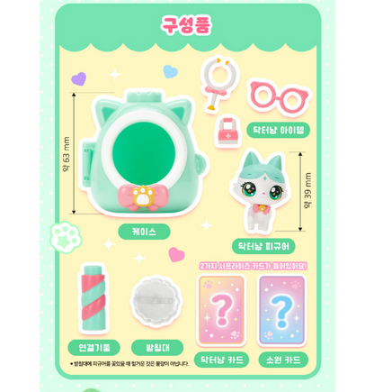 WishCat Figure DOCTORMEOW Korean Animation Wish Cat Toy 2024 New