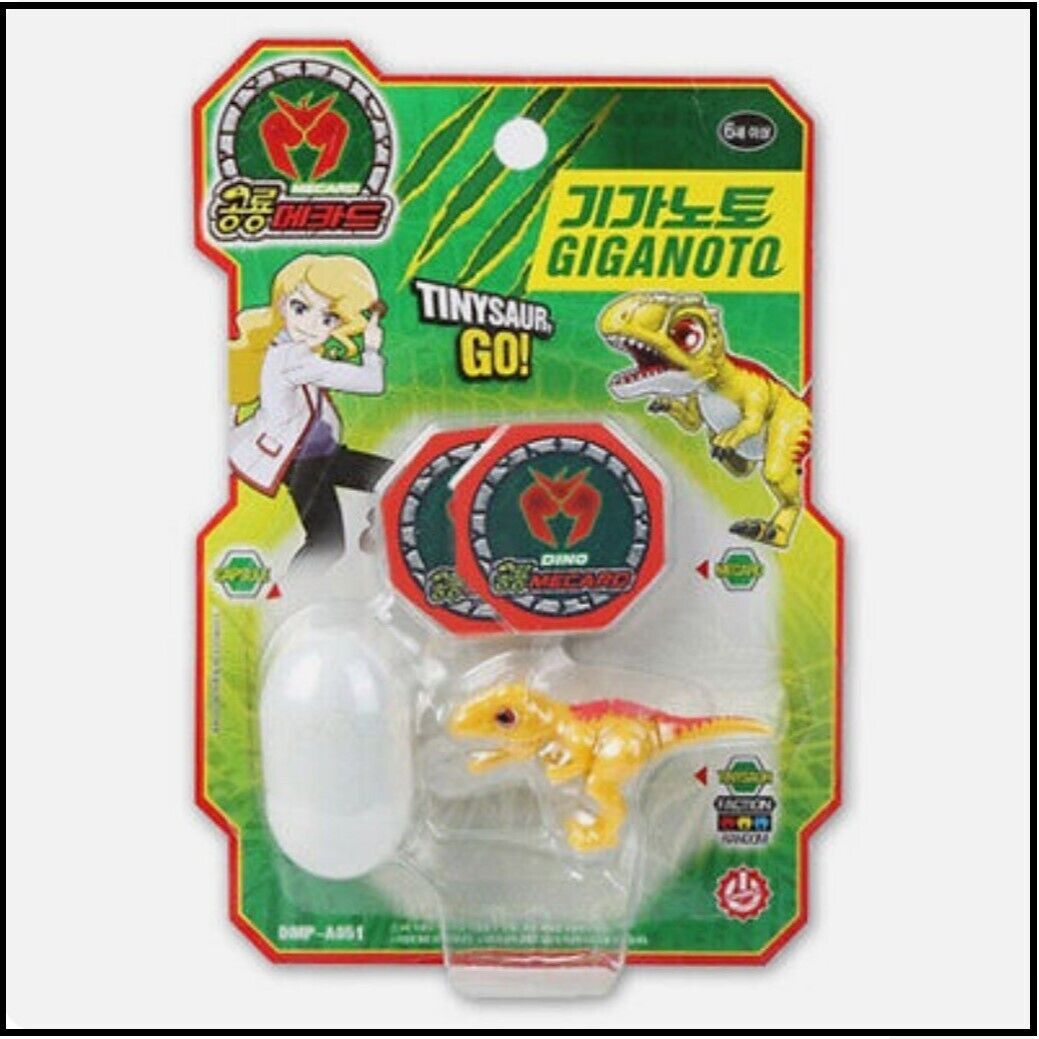 Dino Mecard GIGANOTO * Dilophosaurus Tinysaur Dino Transformer Toy 2022 Renewal