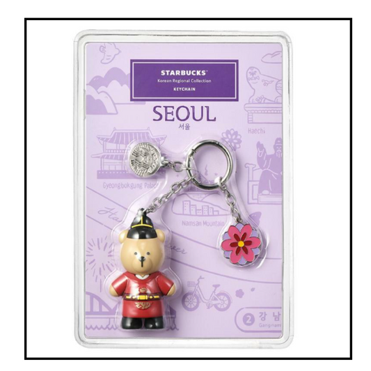 Starbucks Korea 2024 * Annyeong Seoul bearista keychain