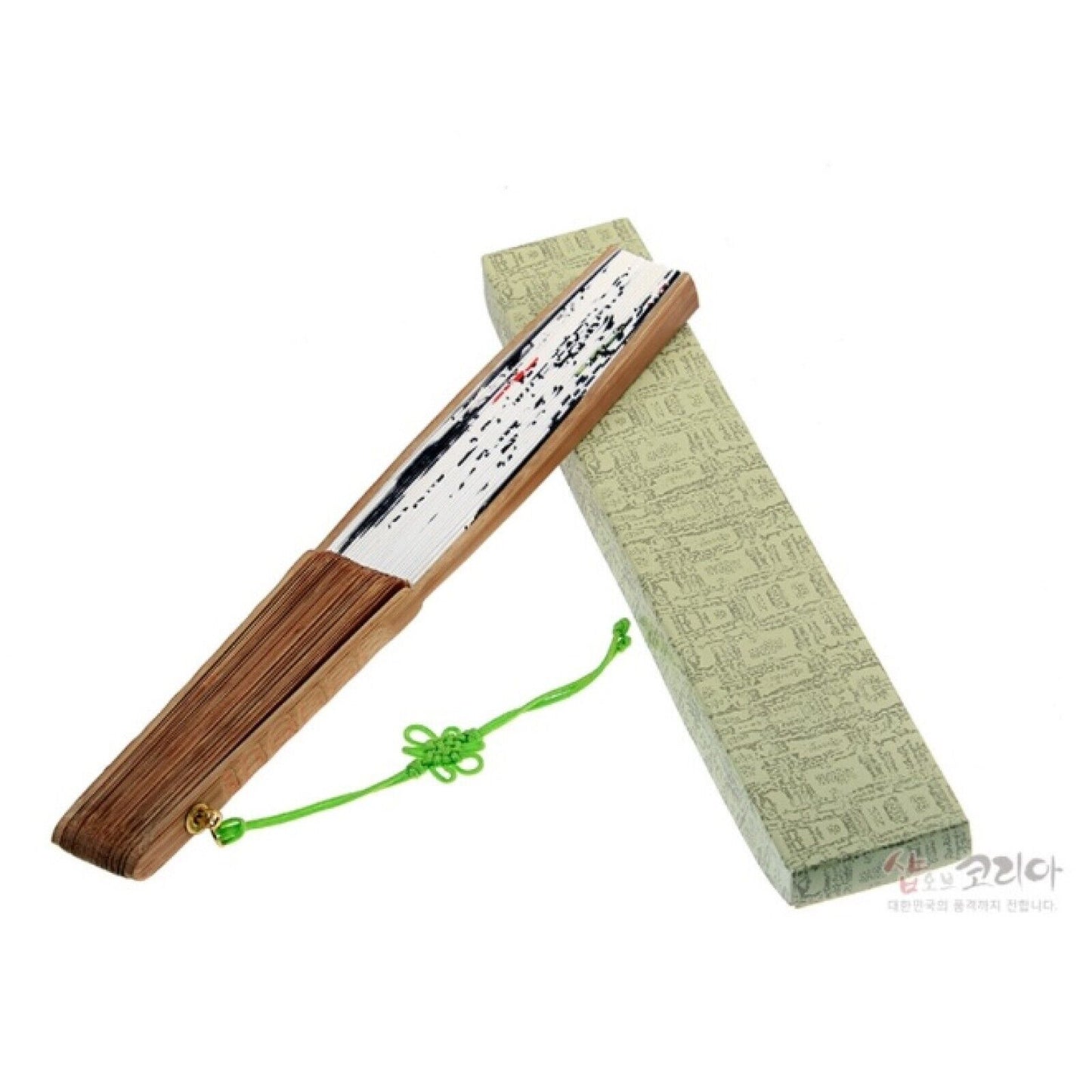 [ *Korean Traditional Crafts] Folding Hand Fan Korean Paper Southward Design