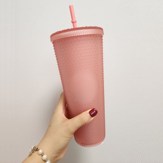 Starbucks Korea Limited * 22 Soft Pink Stud Cold cup 710ml 2022 Summer 24 oz