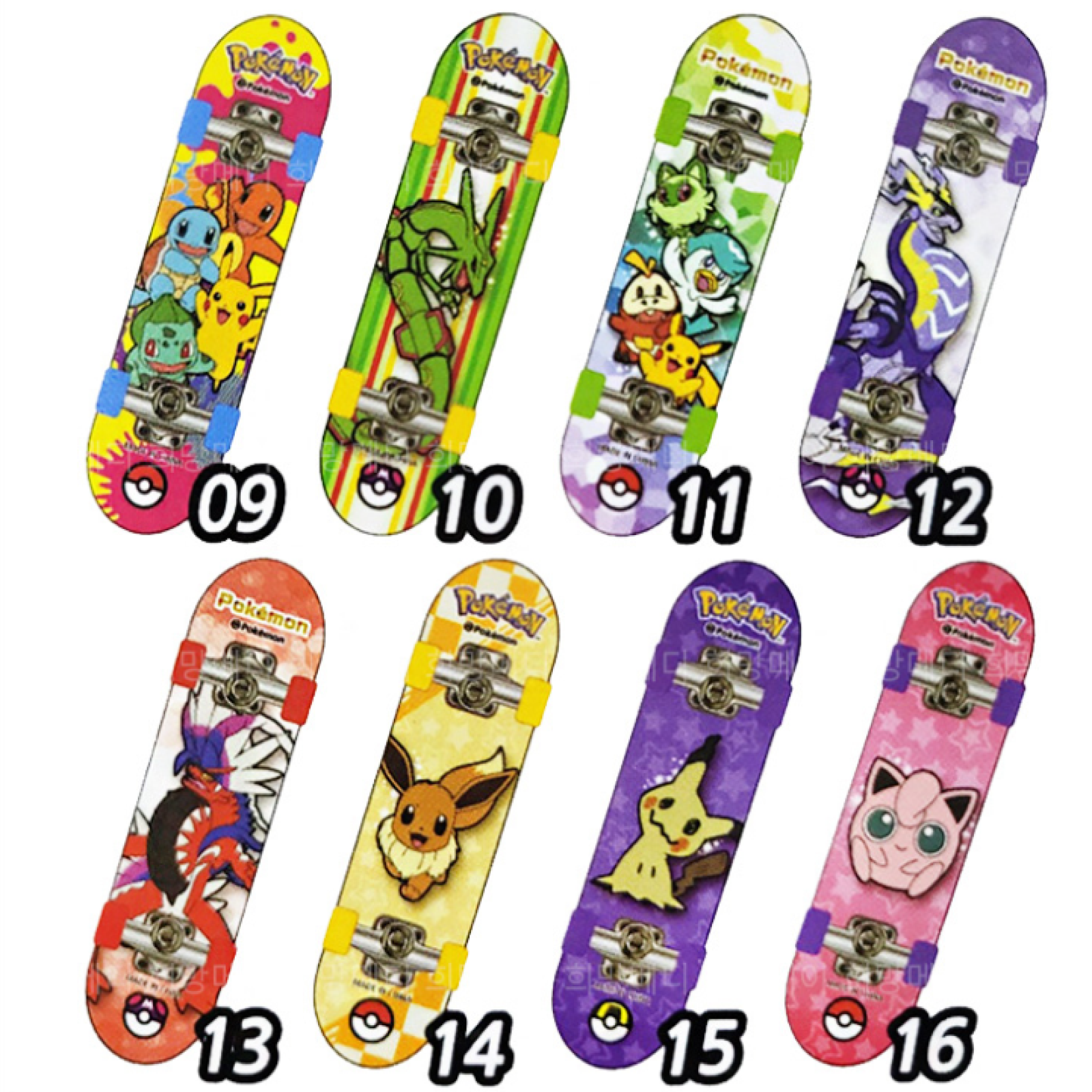 [ 24 Packs ] Pokemon Fingerboard Sweet Kids Candy - Include random fingerboard