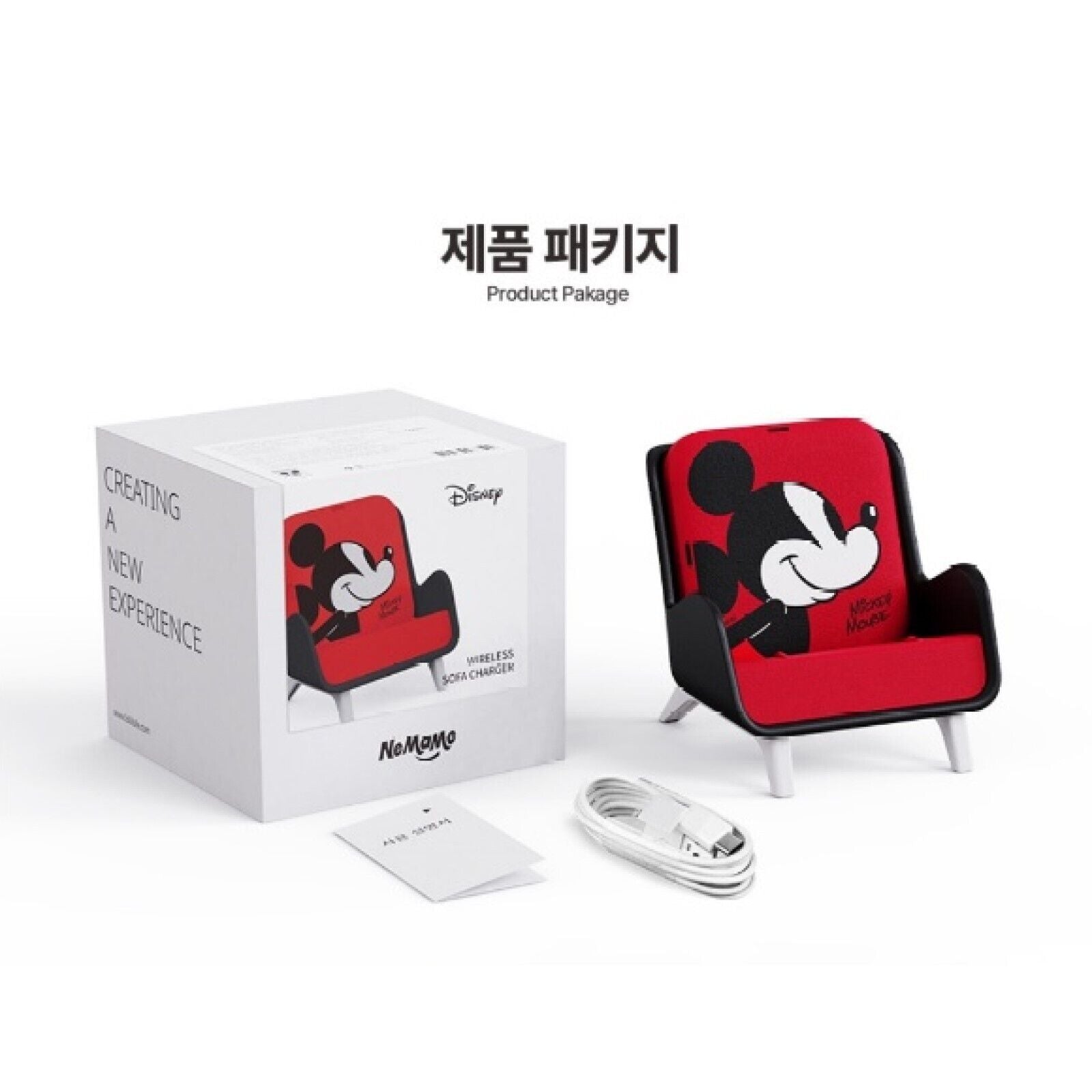 Disney Sofa Couch Galaxy Z Flip Wireless Charger/Samsung/Mickey Mouse/Bambi