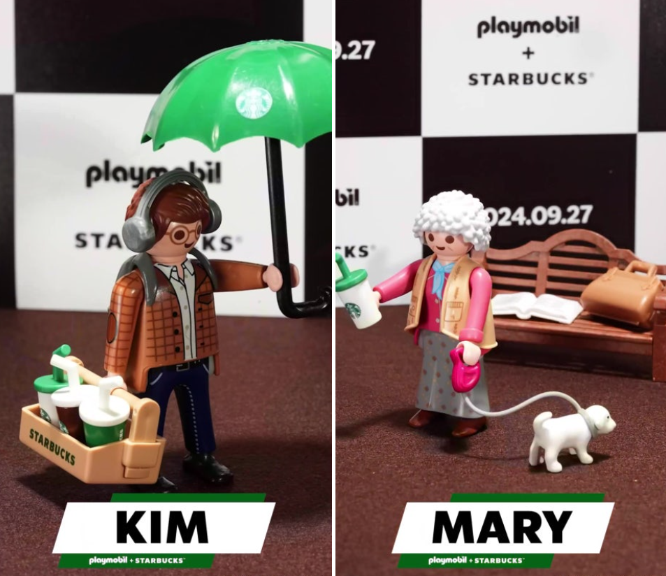 Starbucks Korea 2024 Playmobil figures MEET THE BUDDY'S MOMENT Special set