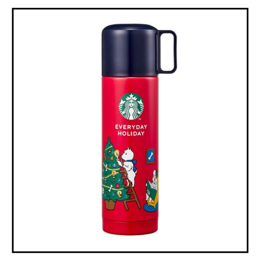 Starbucks Korea 2024 Holiday Friends FEJ Vacuum 500ml holidayfriends
