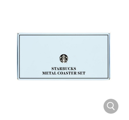 Starbucks korea 2024 Starbucks metal coaster set(2P) winter hotel collection