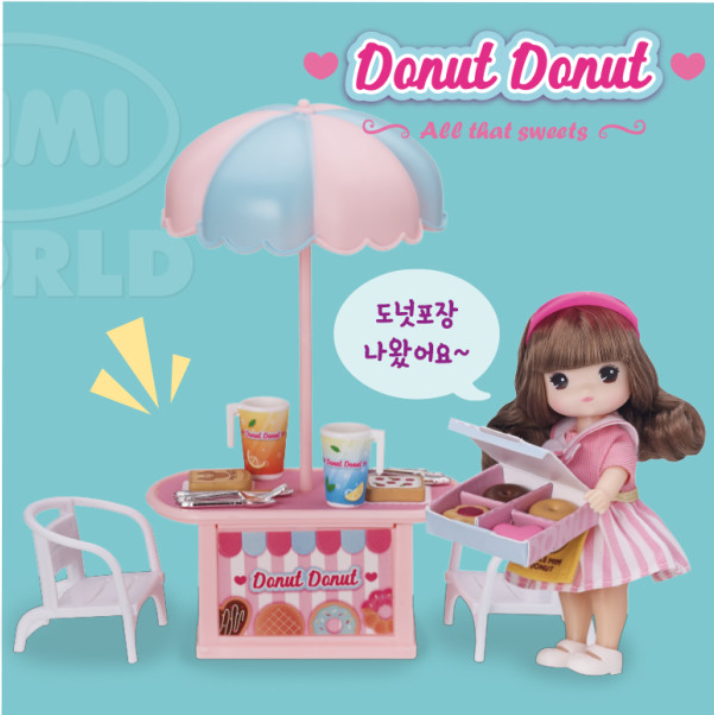 Mimi World Where are you going? Little Mimi Doll Sweet Donut Cafe