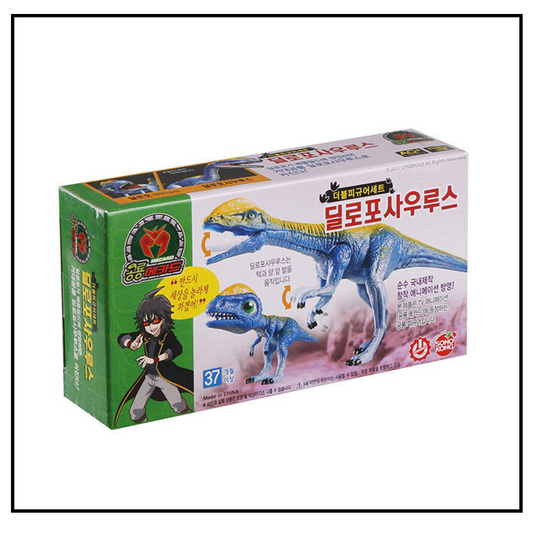 Dino Mecard Double Figure DILOPHOSAURUS DILOPHO Dinosaur Tinysaur Set Sonokong