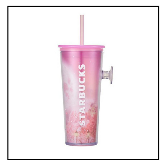 Starbucks korea 2023 * 23 Cherry Blossom pophandle Romantic Coldcup 473ml