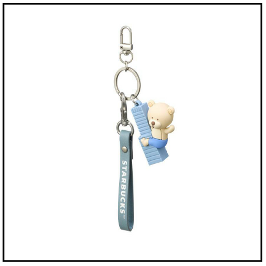 STARBUCKS KOREA 2023 * Haeundae X the sky bearista key chain