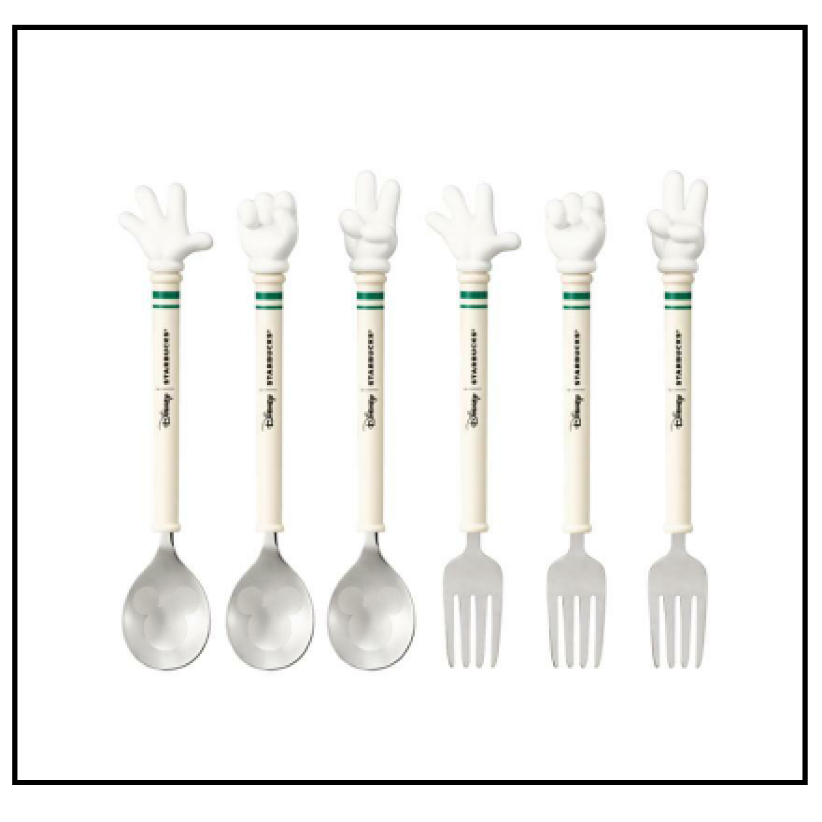 Starbucks Korea 2023 * Autumn Disney Joyful Cutlery Set