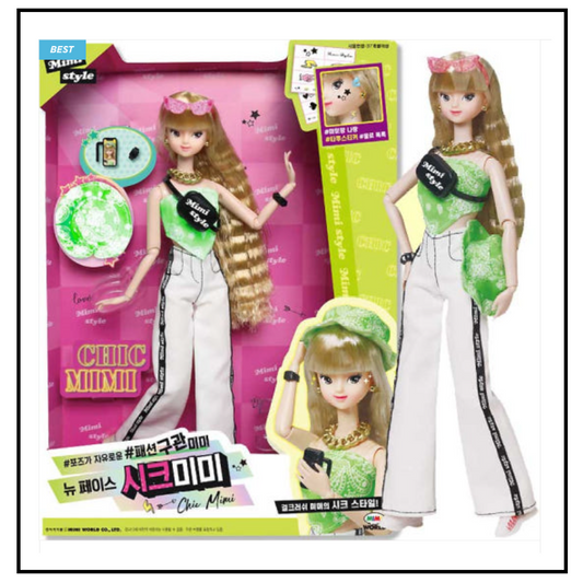 Mimi World New Face Chic Mimi Korean Barbie Ball Joint Doll Toy