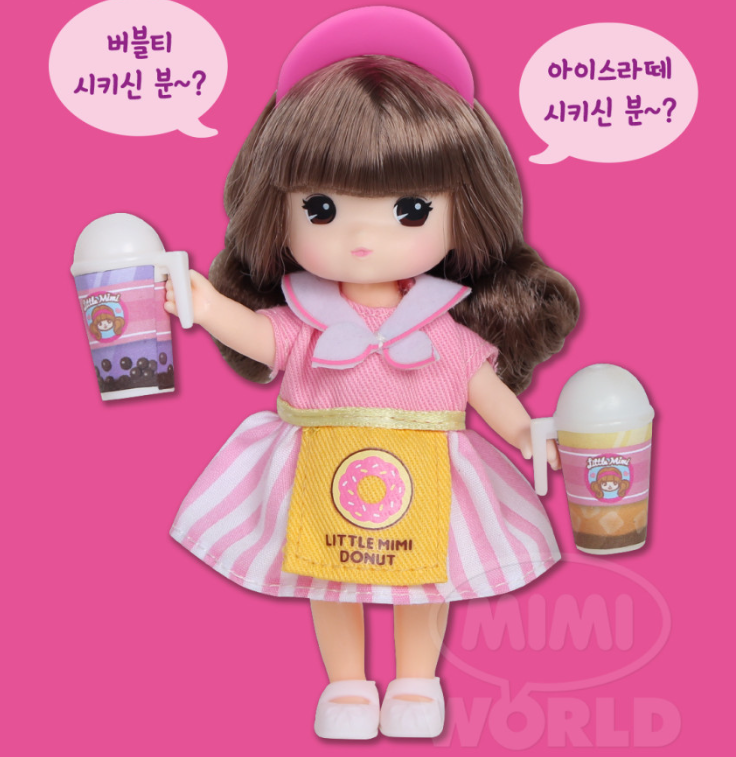Mimi World Where are you going? Little Mimi Doll Sweet Donut Cafe