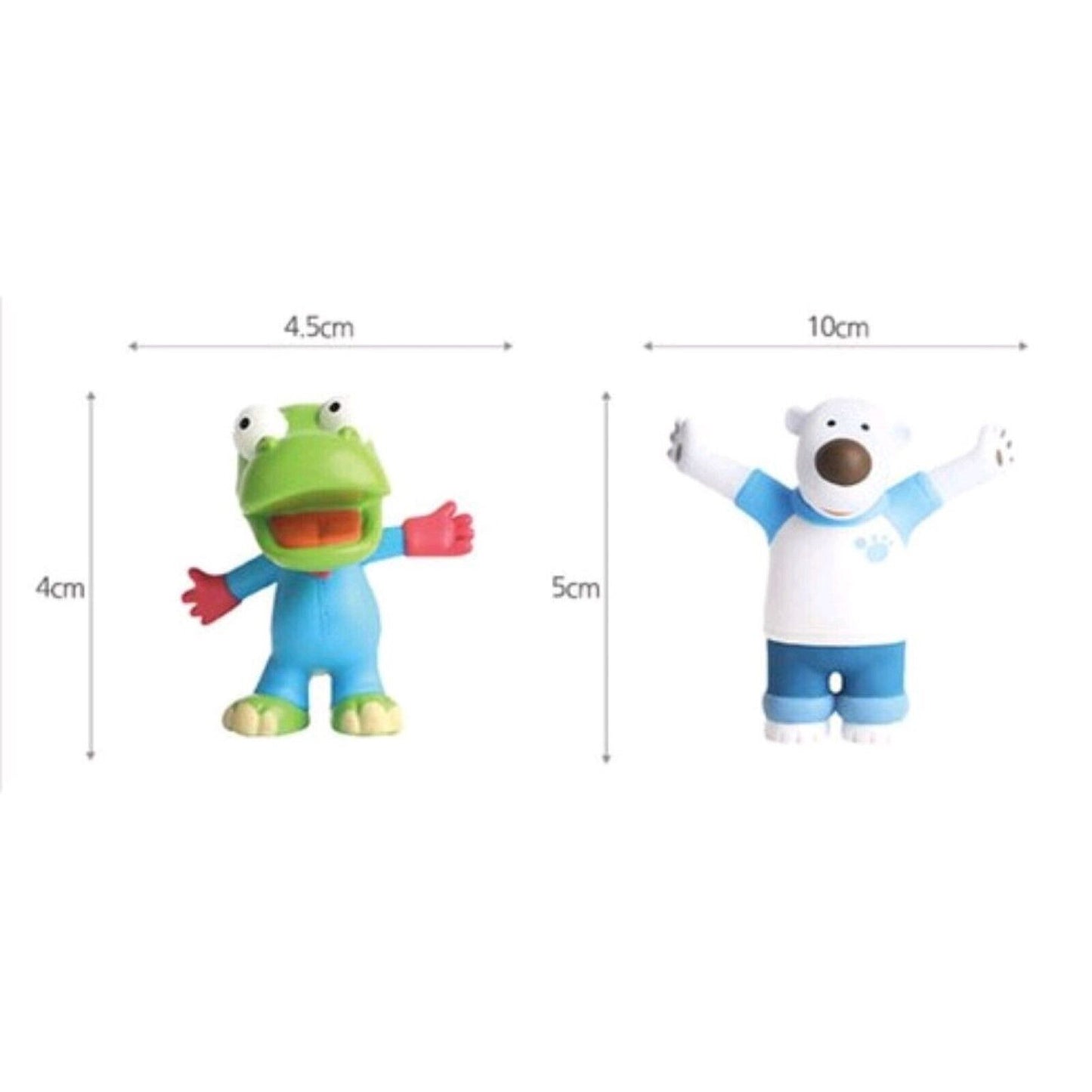 Pororo & Friends Real Figure 6pcs Character Set Kids Toy Korean Animation