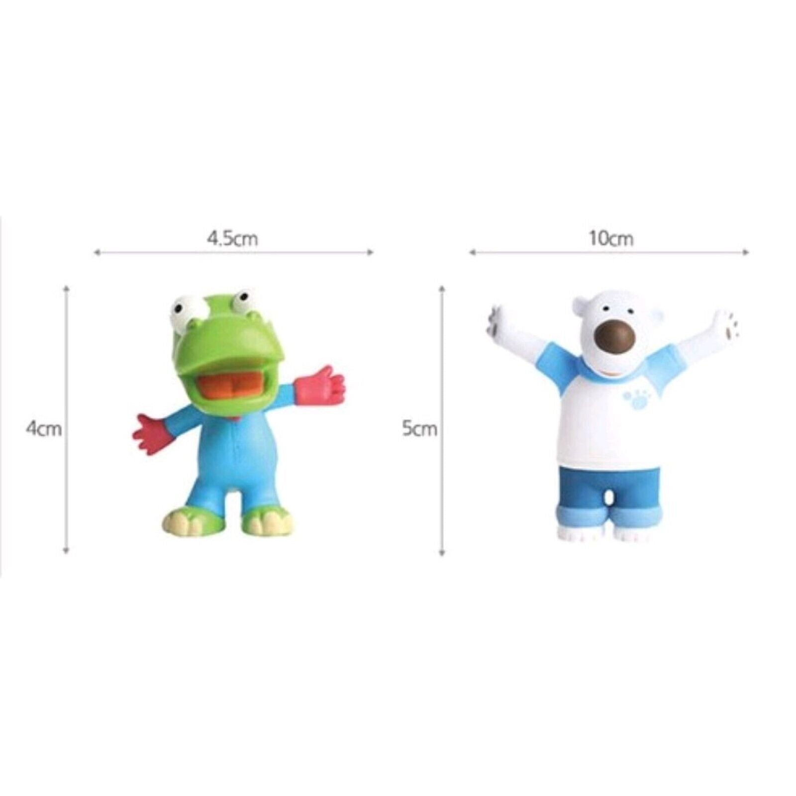 Pororo & Friends Real Figure 6pcs Character Set Kids Toy Korean Animation