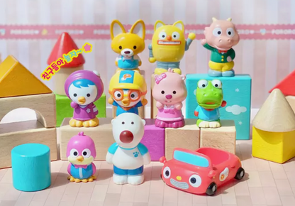 Pororo & Friends Finger Figure 10 Character Baby Kids Toys Set Korean Animation