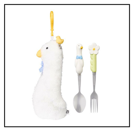 Starbucks Korea 2024 * Delight Spoon Fork Pouch Set