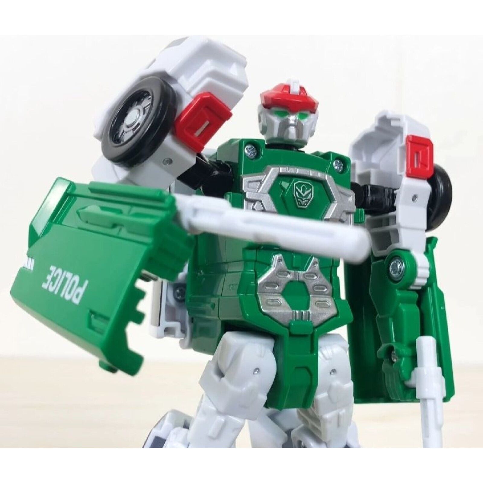Hello Carbot PRUDIBOOM * Transformer Robot Police Car Action Figure Korean Toy