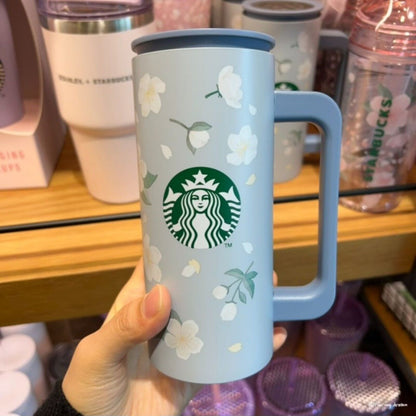 Starbucks Korea Tumbler Limited* SS 22 Cherry Blossom Blooming Newton Tumbler