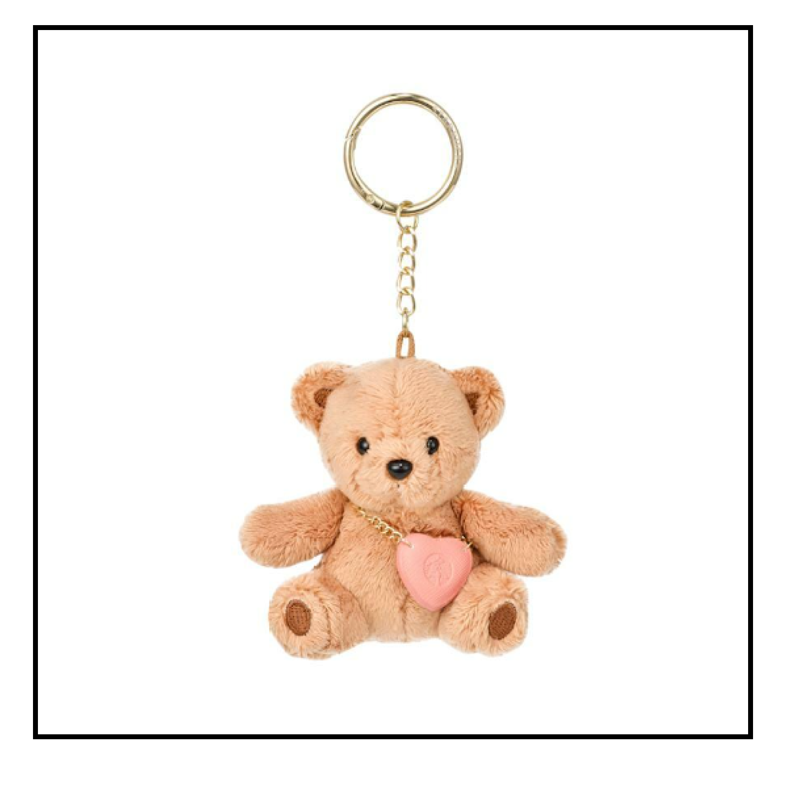 Starbucks Korea 2024 Be Mine Bear Fabric Key Chain Valentine Promotion keychain