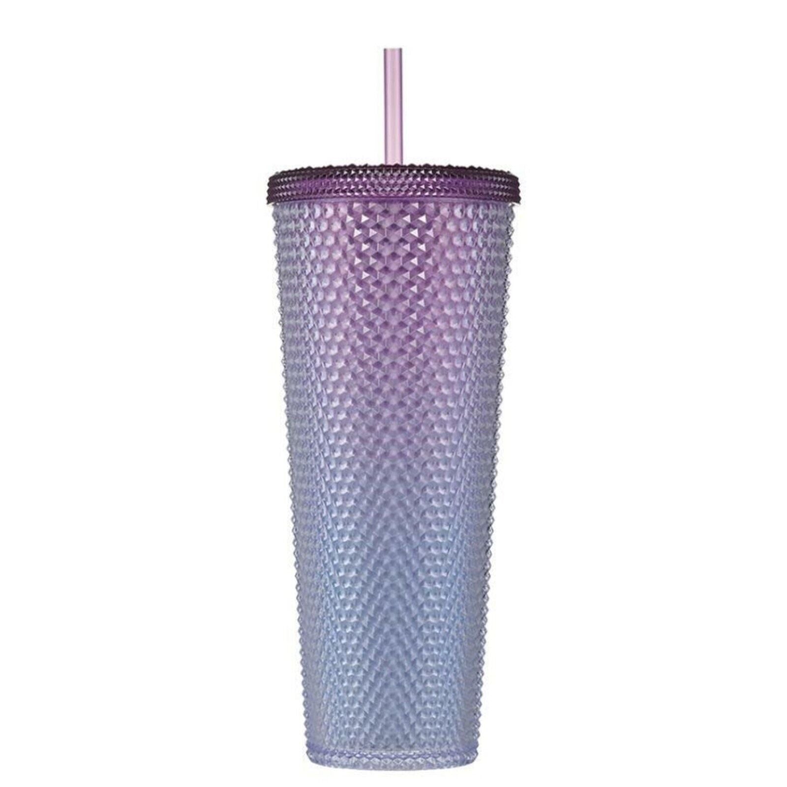 Starbucks 2022 Korea Limited * 22 Cherry Blossom Purple Beam Stud Cold Cup 710ml