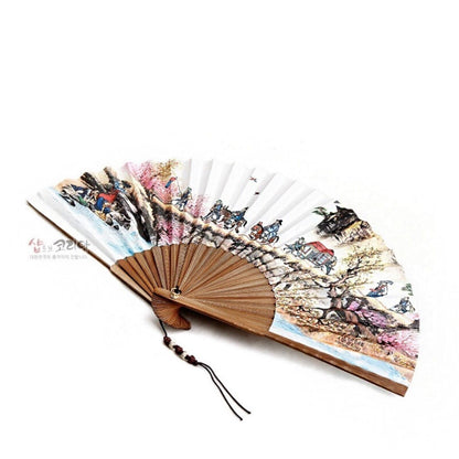 [ *Korean Traditional Crafts] Folding Hand Fan Korean Traditional Wedding Design
