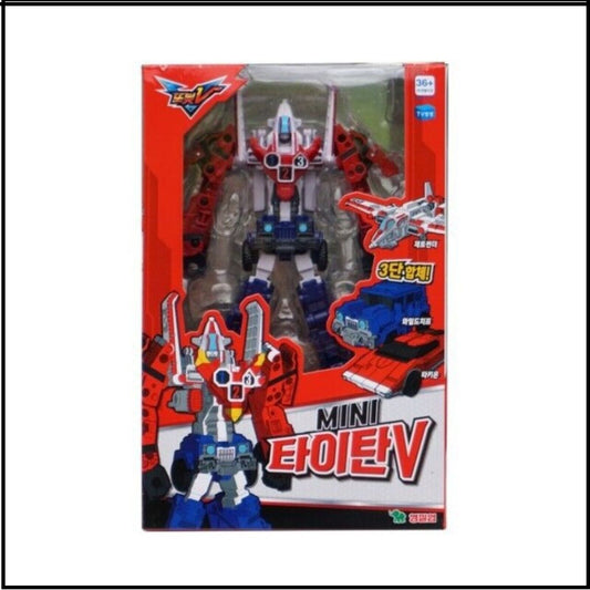Tobot V Mini TITAN V Transformer Robot Sports Car Figure Korea Toy