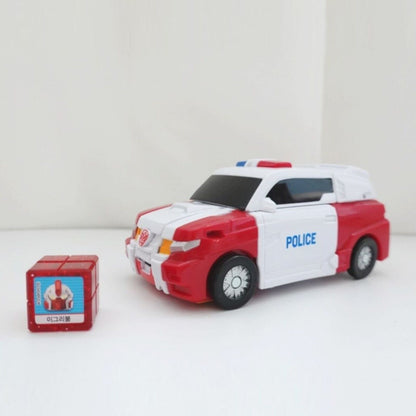 Hello Carbot EGRYBOOM * Transformer Robot Police Car Action Figure Korean Toy