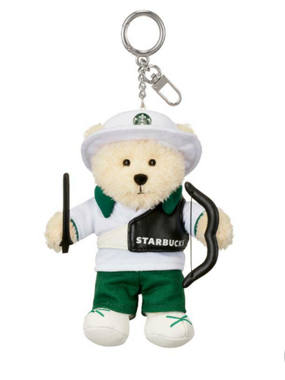 Starbucks Korea 2024 * Sports Club Bearista Keychain Set 9 Types